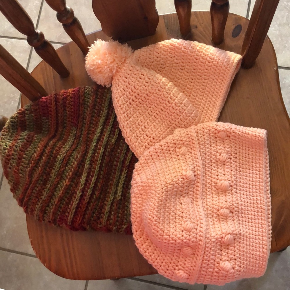 Handmade Crochet beanies!